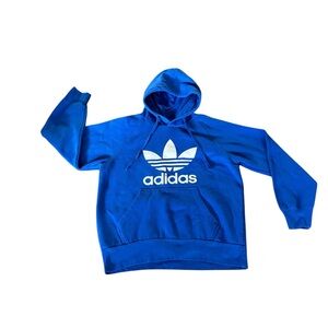 Adidas Royal Blue Pullover Hoodie